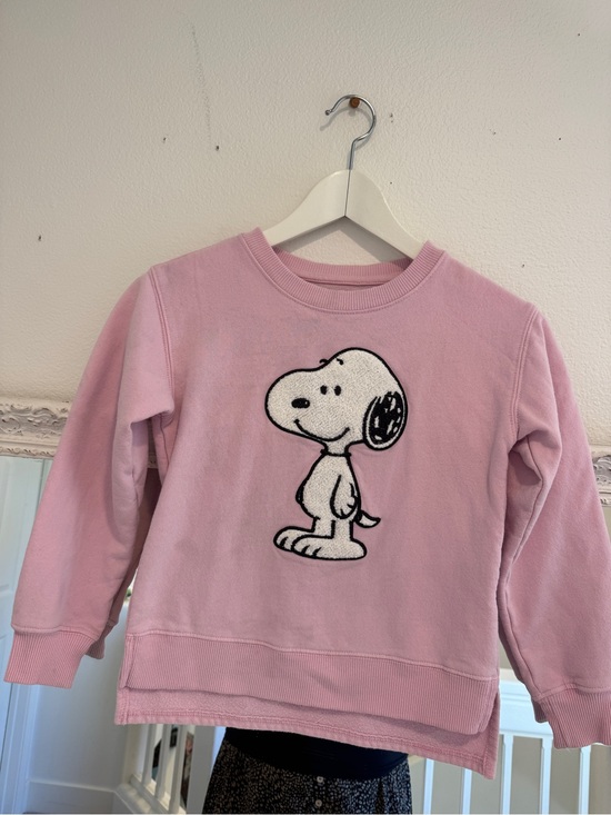 Peanuts Other - Peanuts Snoopy Pink Crewneck Sweatshirt Pullover